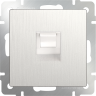 Розетка Ethernet RJ-45 (перламутровый рифленый) Werkel W1181013