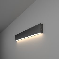 Линейный накладной светильник Elektrostandard 53см 10W 4200K черная шагрень 101-100-30-53 Grand (a042937)