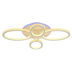 Светодиодная диммируемая люстра с ПДУ Profit Light 8033/2+2 WHT