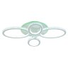 Светодиодная диммируемая люстра с ПДУ Profit Light 8033/2+2 WHT