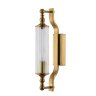 Бра Tomas Crystal Lux с лампочкой TOMAS AP1 BRASS+Lamps E14 Свеча