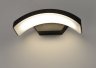 1671 черный Уличный настенный светодиодный светильник Elektrostandard Techno LED Asteria D 4690389086120 (a035817)