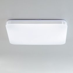 Потолочный светодиодный светильник с пультом ДУ (инфракрасный) и RGB подсветкой Citilux Симпла CL714K680G