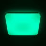 Потолочный светодиодный светильник с пультом ДУ (инфракрасный) и RGB подсветкой Citilux Симпла CL714K680G