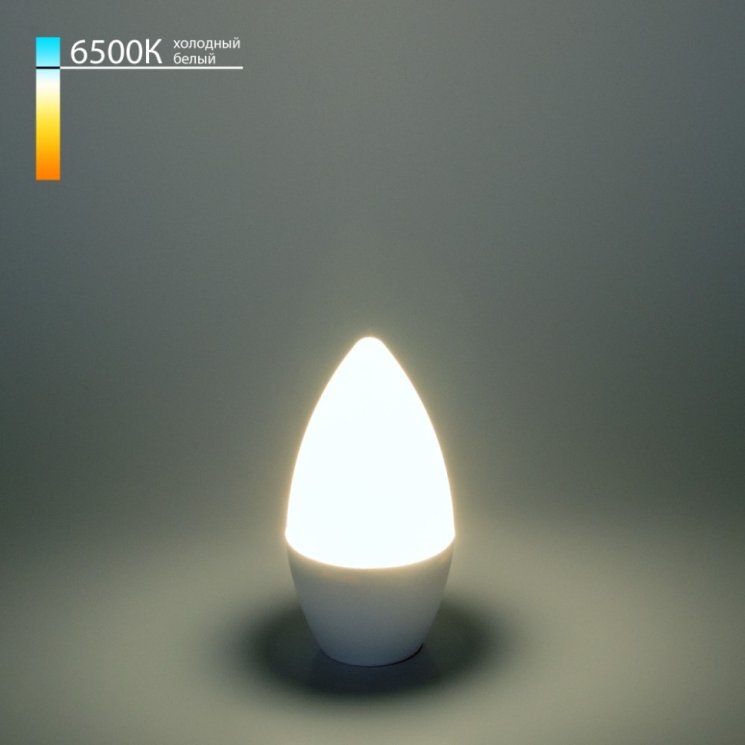 Светодиодная лампа E14 6W 6500K (холодный) C37 Elektrostandard BLE1423 (a049162)