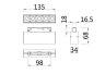 Трековый светильник 11W 4000К для магнитного шинопровода Maytoni Points TR014-2-10W4K-W