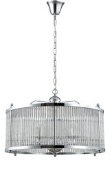 Подвесная люстра Crystal Lux TADEO SP6 D600 CHROME/TRANSPARENTE