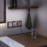 Выключатель двухклавишный сенсорный с управлением по Wi-Fi (серебряный) Werkel W4520606