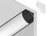 Алюминиевый профиль угловой круглый 15.7*15.7 для светодиодной ленты до 9,78мм Ambrella light ILLUMINATION Alum GP2100BK