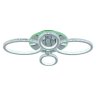 Светодиодная диммируемая люстра с ПДУ Profit Light 8033/2+2 CHR