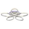 Светодиодная диммируемая люстра с ПДУ Profit Light 8097/5 WHT 110W+6W RGB