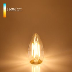 Филаментная светодиодная лампа E27 7W 3300K (теплый) C35 BLE2735 Elektrostandard (a048670)
