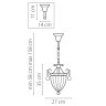 Подвесной светильник Lightstar Schon Silver 790034