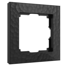 Рамка на 1 пост (черный) Hammer Werkel W0012408