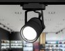 Однофазный светильник для трека Ambrella light Track System GL5102 BK