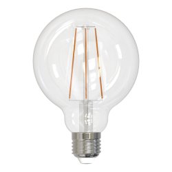 Филаментная светодиодная лампа E27 10W 3000K (теплый) Sky Uniel LED-G95-10W-3000K-E27-CL PLS02WH (UL-00004862)