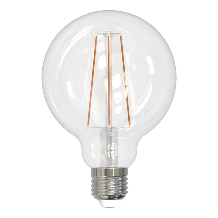 Филаментная светодиодная лампа E27 10W 3000K (теплый) Sky Uniel LED-G95-10W-3000K-E27-CL PLS02WH (UL-00004862)