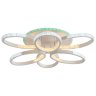 Светодиодная диммируемая люстра с ПДУ Profit Light 8097/3+3 WHT 132W+8W RGB