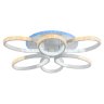 Светодиодная диммируемая люстра с ПДУ Profit Light 8097/3+3 WHT 132W+8W RGB