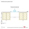 Светодиодная гирлянда ЭРА сеть 24Vтеплый белый ENOS-01B
