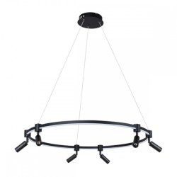 Подвесная люстра Arte Lamp Ring A2186SP-1BK