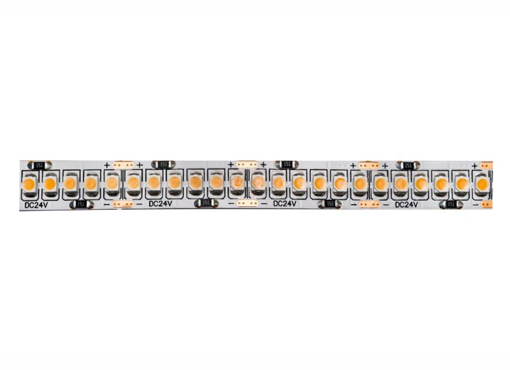 5м. Светодиодная лента теплого цвета 3000К, 19,2W, 24V, 240LED/m, IP20 Donolux DL-18331/W.White-24-240