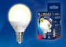 Диммируемая светодиодная лампа E14 7W 3000K (теплый) Uniel LED-G45 7W-3000K-E14-FR-DIM PLP01WH (UL-00004302)