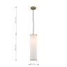 Подвесной светильник с лампочкой Favourite Dorotea 2712-1P+Lamps E14 Свеча