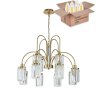 Подвесная люстра с лампочками Favourite Duke 2969-12P+Lamps E14 Свеча