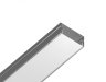 Алюминиевый профиль накладной 20.5*10 для светодиодной ленты до 18,5мм Ambrella light ILLUMINATION Alum GP2001AL