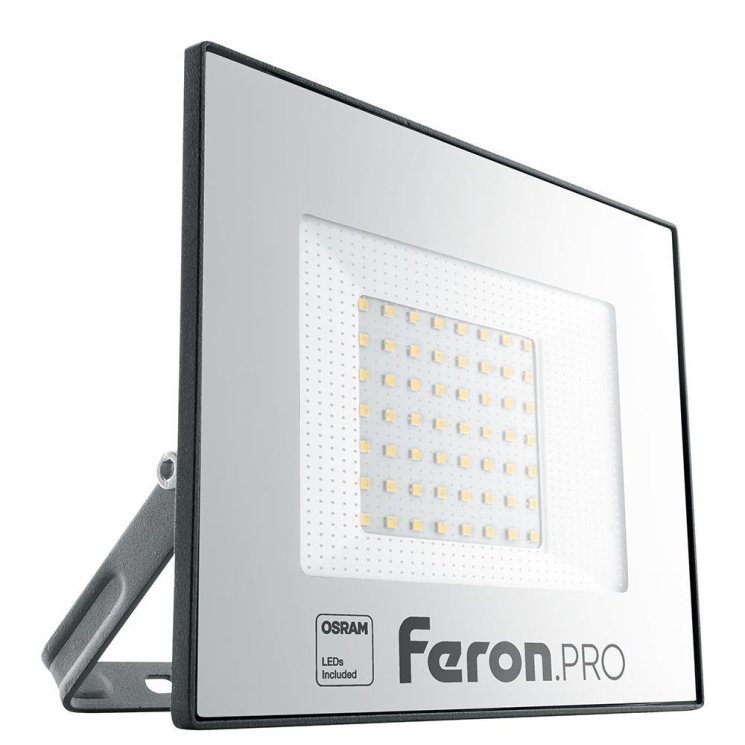 Светодиодный прожектор 50W 6400K (холодный) IP65 Feron PRO LL-1000 41540