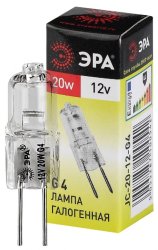 Галогенная лампа G4 20W 3000К (теплый) Эра G4-JC-20W-12V (C0027369)