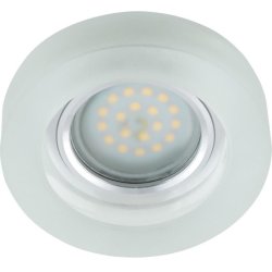Встраиваемый светильник с LED подсветкой Fametto Luciole DLS-L110 GU5.3 CHROME-MATT CLEAR (UL-00000361)