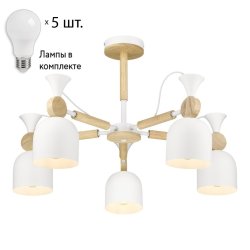 Люстра с лампочками Velante 225-003-05+Lamps