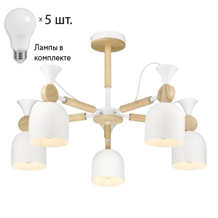Люстра с лампочками Velante 225-003-05+Lamps