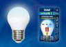 Лампа светодиодная (UL-00002378) Uniel E27 6W 4000K матовая LED-G45-6W/NW/E27/FR/MB PLM11WH
