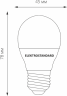 Светодиодная лампа E27 7W 4200К (белый) G45 Elektrostandard BLE2731 (a048663)