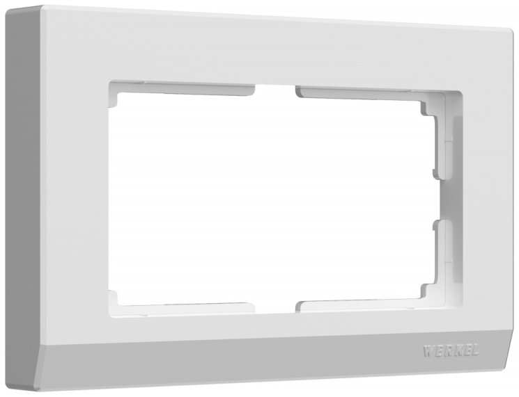 Рамка для двойной розетки (белый) Werkel W0081801