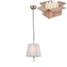 Подвесной светильник с лампочкой Favourite Sade 2690-1P+Lamps E14 Свеча