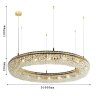Подвесная люстра с лампочками Favourite Monilibus 4015-15P+Lamps E14 Свеча