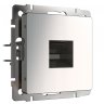 Розетка Ethernet RJ-45 (глянцевый никель) Werkel W1181002