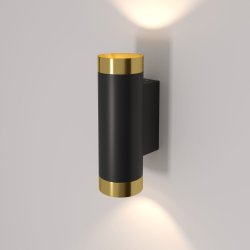 Настенный светильник Elektrostandard Poli MRL 1016 черный/золото (a058982)