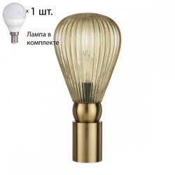 Настольная лампа Odeon Elica с лампочкой 5402/1T+Lamps E14 P45