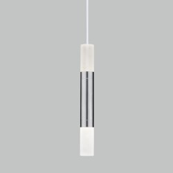 Подвесной светодиодный светильник Eurosvet Axel 50210/1 LED хром (a054209)