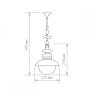 Talli H брауни (GL 3002H) Уличный подвесной светильник Elektrostandard (a038482)