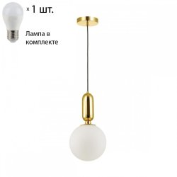 Подвесной светильник с лампочкой Odeon Light Okia 4669/1+Lamps E27 P45