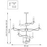 Люстра на штанге Lightstar Ragno 733283