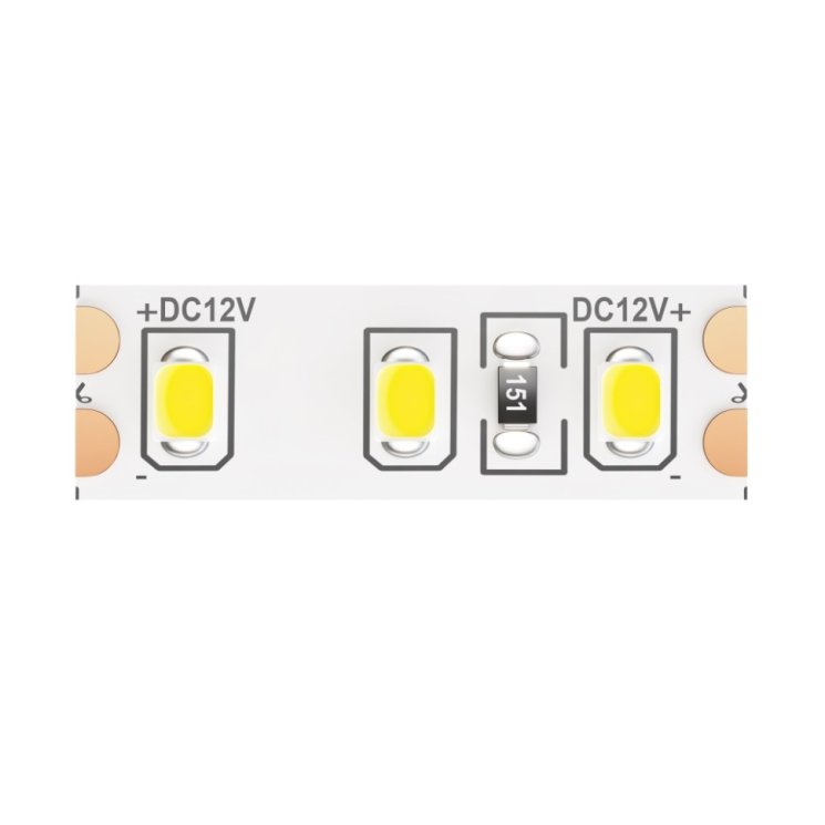 5м. Светодиодная лента теплого цвета 3000К, 9,6W, 12V, 120LED/m, IP20 Led strip Maytoni 10108