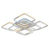 Светодиодная диммируемая люстра с ПДУ Profit Light 8026/4+4 WHT B 288W+14W RGB