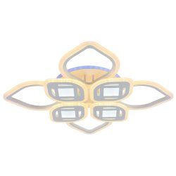 Светодиодная диммируемая люстра с ПДУ Profit Light 8439/4+4A WHT 200W+8W RGB